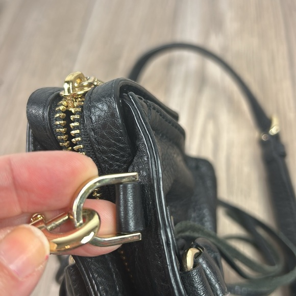 Rebecca Minkoff Raegan fringe black leather bag small - Picture 12 of 12